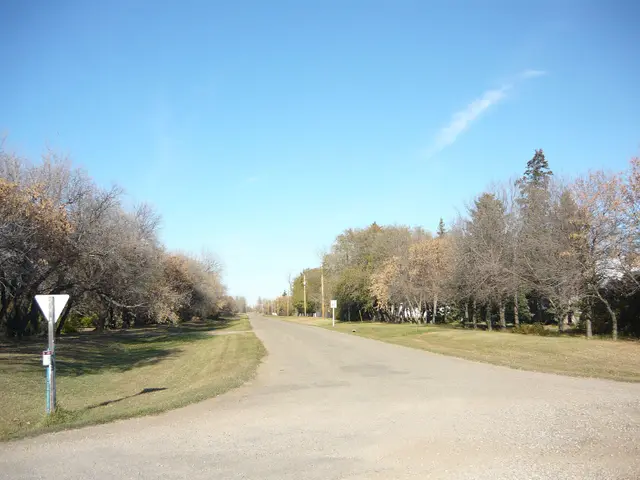Main Street in autumn